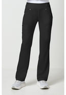 Cherokee Mid Rise Straight Leg Pull-on Pant. Item CK002 in CK IFLEX Collection. Live Chat for Bulk Discounts.