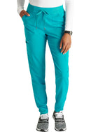 Cherokee Mid Rise Pull-on Jogger. Item CK138A in CK ATMOS Collection. Live Chat for Bulk Discounts.