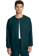 Cherokee Unisex Snap Front Warm Up Jacket. Item CK393A in CK WW ORIGINALS ULTRA Collection. Live Chat for Bulk Discounts.
