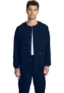 Cherokee Unisex Snap Front Warm Up Jacket. Item CK393A in CK WW ORIGINALS ULTRA Collection. Live Chat for Bulk Discounts.