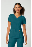 Cherokee V-Neck Top. Item CK605 in CK IFLEX Collection. Live Chat for Bulk Discounts.