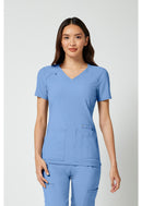 Cherokee V-Neck Top. Item CK605 in CK IFLEX Collection. Live Chat for Bulk Discounts.