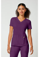 Cherokee V-Neck Top. Item CK605 in CK IFLEX Collection. Live Chat for Bulk Discounts.