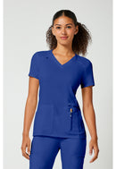 Cherokee V-Neck Top. Item CK605 in CK IFLEX Collection. Live Chat for Bulk Discounts.
