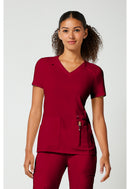 Cherokee V-Neck Top. Item CK605 in CK IFLEX Collection. Live Chat for Bulk Discounts.