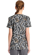 Cherokee Round Print Neck Top. Item CK609 in CK IN PRINTS Collection. Live Chat for Bulk Discounts.