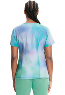 Cherokee Round Print Neck Top. Item CK609 in CK IN PRINTS Collection. Live Chat for Bulk Discounts.