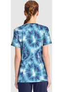 Cherokee Round Print Neck Top. Item CK609 in CK IN PRINTS Collection. Live Chat for Bulk Discounts.