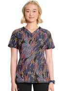 Cherokee V-Neck Print Top. Item CK634 in CK IN PRINTS Collection. Live Chat for Bulk Discounts.