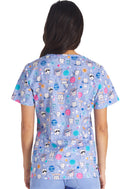 Cherokee V-Neck Print Top. Item CK651 in CK GENUINE Collection. Live Chat for Bulk Discounts.