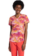 Cherokee V-Neck Tuckable Print Top. Item CK664 in CK GENUINE Collection. Live Chat for Bulk Discounts.