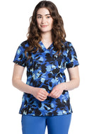 Cherokee V-Neck Print Top. Item CK671 in CK GENUINE Collection. Live Chat for Bulk Discounts.