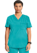 Cherokee Tuckable V-Neck Top. Item CK687A in CK IN INFINITY Collection. Live Chat for Bulk Discounts.