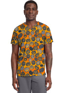 Cherokee Unisex V-Neck Print Top. Item CK691 in CK GENUINE Collection. Live Chat for Bulk Discounts.
