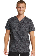Cherokee Unisex V-Neck Print Top. Item CK691 in CK GENUINE Collection. Live Chat for Bulk Discounts.