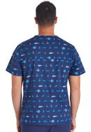 Cherokee Men's V-Neck Print Top. Item CK692 in CK GENUINE Collection. Live Chat for Bulk Discounts.