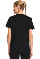 Cherokee Maternity Mock Wrap V-Neck Top. Item CK701A in CK WW ORIGINALS ULTRA Collection. Live Chat for Bulk Discounts.