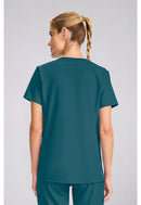 Cherokee Maternity Mock Wrap V-Neck Top. Item CK701A in CK WW ORIGINALS ULTRA Collection. Live Chat for Bulk Discounts.