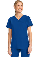 Cherokee Maternity Mock Wrap V-Neck Top. Item CK701A in CK WW ORIGINALS ULTRA Collection. Live Chat for Bulk Discounts.
