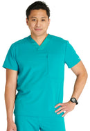 Cherokee Men's V-Neck Top. Item CK718A in CK ATMOS Collection. Live Chat for Bulk Discounts.