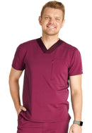 Cherokee Men's V-Neck Top. Item CK718A in CK ATMOS Collection. Live Chat for Bulk Discounts.