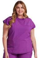 Cherokee Mock Neck Top. Item CK742A in CK IN INFINITY Collection. Live Chat for Bulk Discounts.