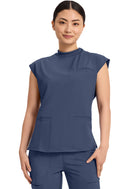 Cherokee Mock Neck Top. Item CK742A in CK IN INFINITY Collection. Live Chat for Bulk Discounts.