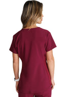 Cherokee Snap Front Henley Top. Item CK749A in CK CHEROKEE Collection. Live Chat for Bulk Discounts.