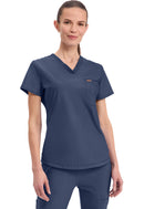 Cherokee Tuckable V-Neck Top. Item CK819 in CK FORM Collection. Live Chat for Bulk Discounts.
