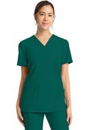 Cherokee Women's 2-Pocket V-Neck Top. Item CK832 in CK ACHIEVE Collection. Live Chat for Bulk Discounts.