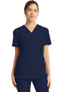 Cherokee Women's 2-Pocket V-Neck Top. Item CK832 in CK ACHIEVE Collection. Live Chat for Bulk Discounts.