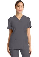 Cherokee Women's 2-Pocket V-Neck Top. Item CK832 in CK ACHIEVE Collection. Live Chat for Bulk Discounts.