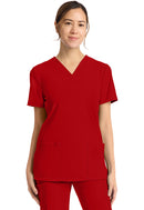 Cherokee Women's 2-Pocket V-Neck Top. Item CK832 in CK ACHIEVE Collection. Live Chat for Bulk Discounts.