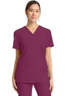 Cherokee Women's 2-Pocket V-Neck Top. Item CK832 in CK ACHIEVE Collection. Live Chat for Bulk Discounts.