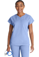 Cherokee V-Neck Top. Item CK836A in CK ATMOS Collection. Live Chat for Bulk Discounts.