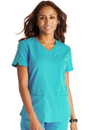 Cherokee V-Neck Top. Item CK837A in CK ATMOS Collection. Live Chat for Bulk Discounts.