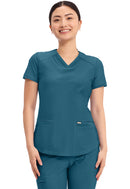 Cherokee V-Neck Top. Item CK840 in CK FORM Collection. Live Chat for Bulk Discounts.