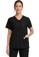 Cherokee Women's 2-Pocket Snap-Front Top. Item CK844A in CK WW ORIGINALS ULTRA Collection. Live Chat for Bulk Discounts.
