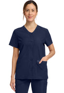 Cherokee Women's 2-Pocket Snap-Front Top. Item CK844A in CK WW ORIGINALS ULTRA Collection. Live Chat for Bulk Discounts.