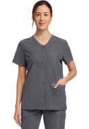Cherokee Women's 2-Pocket Snap-Front Top. Item CK844A in CK WW ORIGINALS ULTRA Collection. Live Chat for Bulk Discounts.