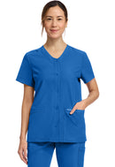 Cherokee Women's 2-Pocket Snap-Front Top. Item CK844A in CK WW ORIGINALS ULTRA Collection. Live Chat for Bulk Discounts.