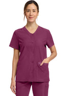 Cherokee Women's 2-Pocket Snap-Front Top. Item CK844A in CK WW ORIGINALS ULTRA Collection. Live Chat for Bulk Discounts.