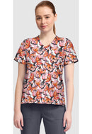 Cherokee  Women's High-Low V-Neck Top. Item CK857 in CK GENUINE Collection. Live Chat for Bulk Discounts.