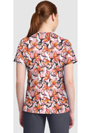 Cherokee  Women's High-Low V-Neck Top. Item CK857 in CK GENUINE Collection. Live Chat for Bulk Discounts.