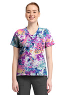 Cherokee  Women's High-Low V-Neck Top. Item CK857 in CK GENUINE Collection. Live Chat for Bulk Discounts.
