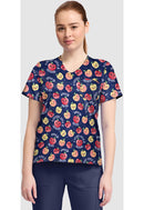 Cherokee  Women's High-Low V-Neck Top. Item CK857 in CK GENUINE Collection. Live Chat for Bulk Discounts.