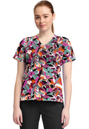 Cherokee  Women's High-Low V-Neck Top. Item CK857 in CK GENUINE Collection. Live Chat for Bulk Discounts.
