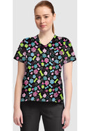Cherokee  Women's High-Low V-Neck Top. Item CK857 in CK GENUINE Collection. Live Chat for Bulk Discounts.