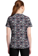 Cherokee  Women's High-Low V-Neck Top. Item CK857 in CK GENUINE Collection. Live Chat for Bulk Discounts.