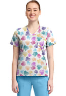 Cherokee  Women's High-Low V-Neck Top. Item CK857 in CK GENUINE Collection. Live Chat for Bulk Discounts.